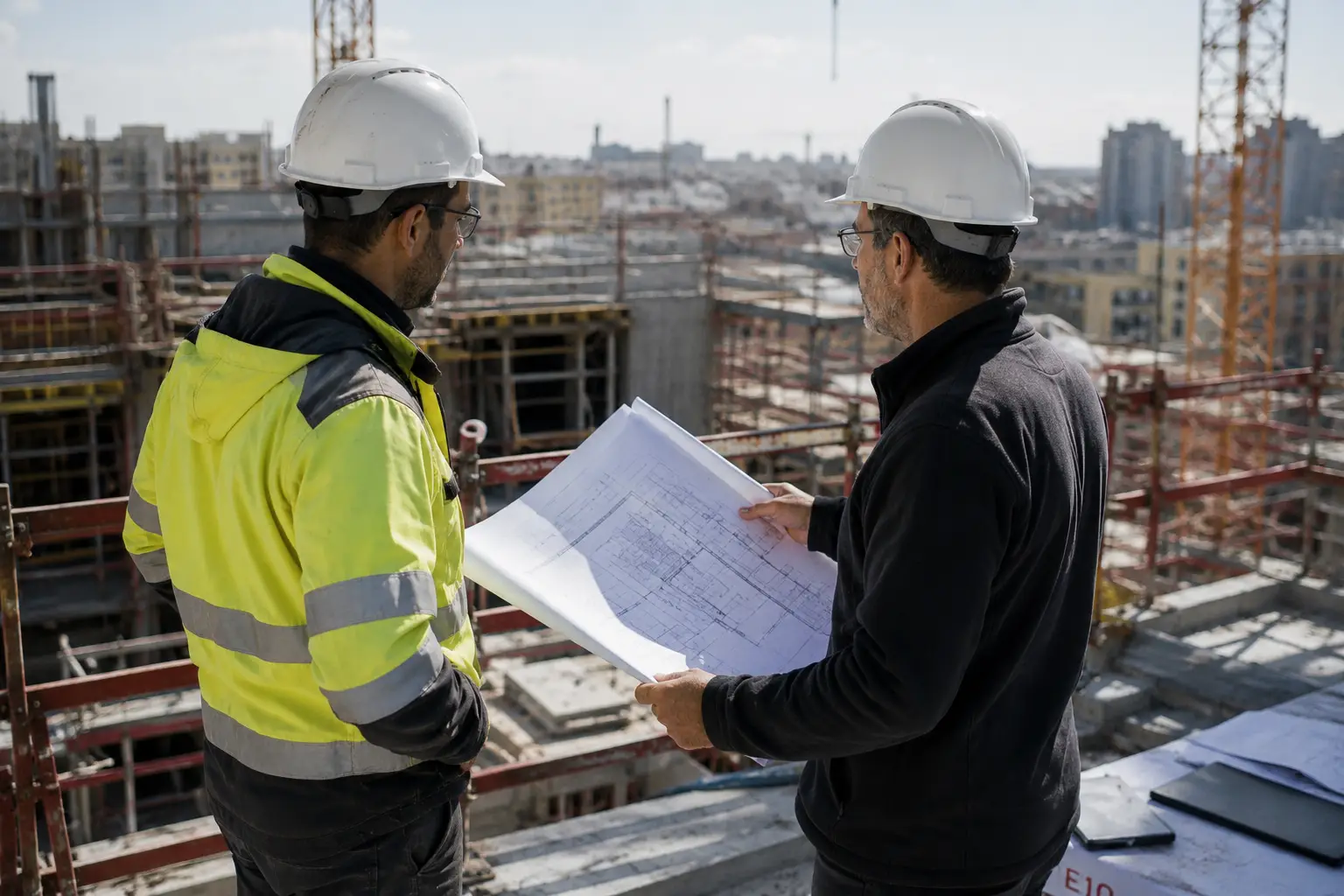 suivi de chantier organisation et coordination des travaux.